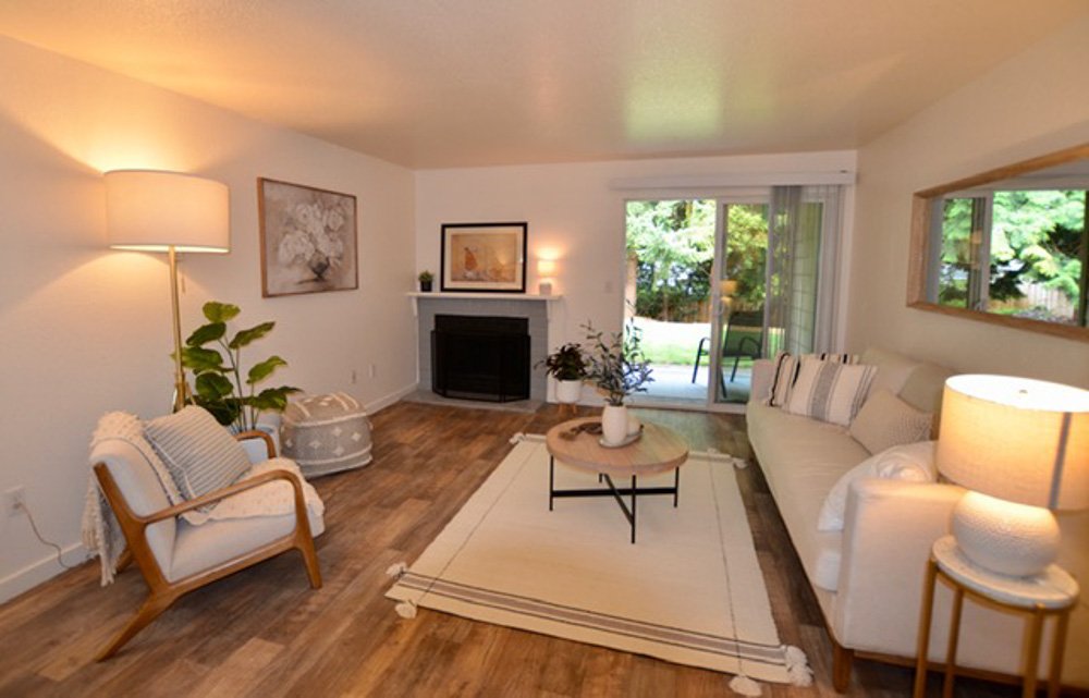 View at Briarview apartments in University Place, WA