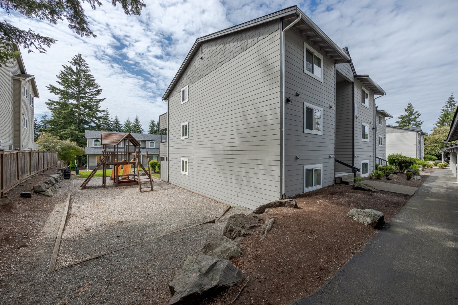 View at Briarview apartments in University Place, WA