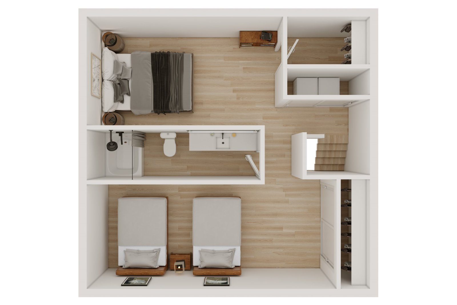 Floor plan at Liberty Gardens apartments in Marysville, WA